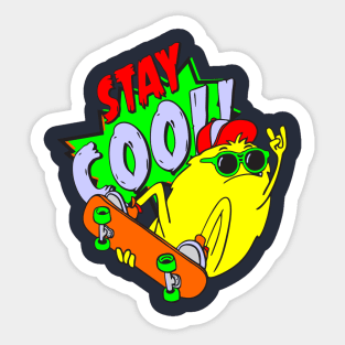 stay cool Sticker